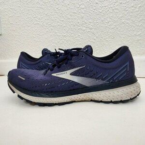 Brooks Ghost 13 Running Shoes in Deep Cobalt Grey Navy Men's Size 9.5